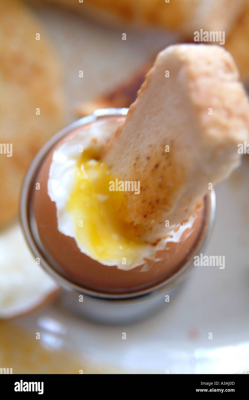 Soliders Toast Boiled egg and toast soliders Stock Photo - Alamy