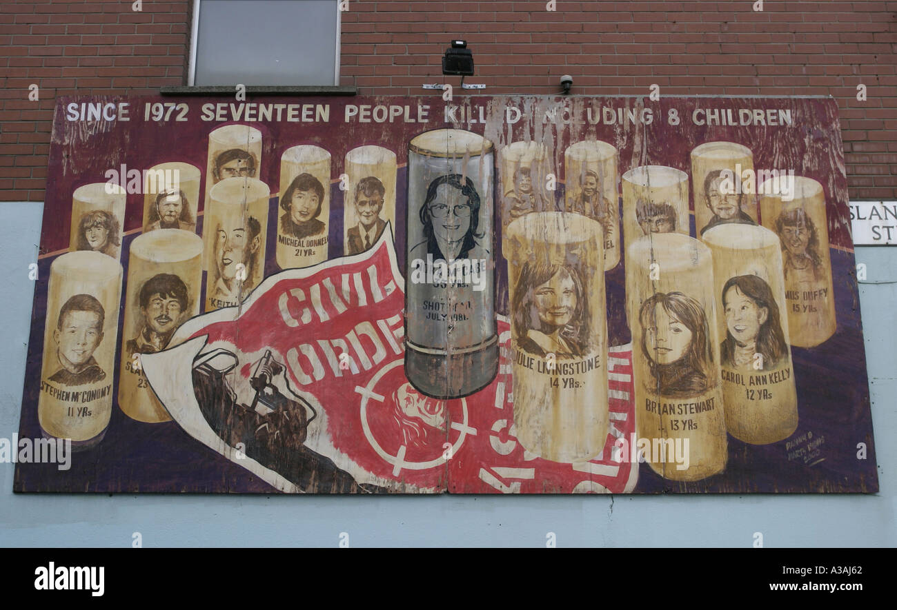 plastic bullet victims memorial wall mural republican falls road west