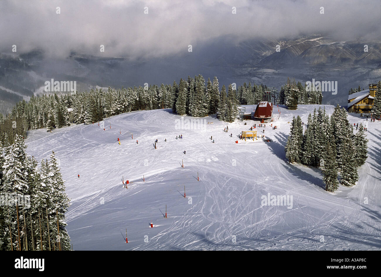 Beaver Creek Ski Mountain White River National Forest Colorado Stock Photo