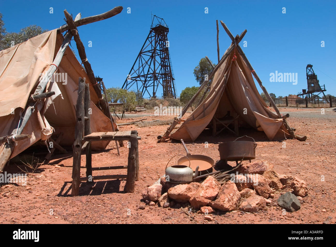 Gold rush tent hi-res stock photography and images - Alamy