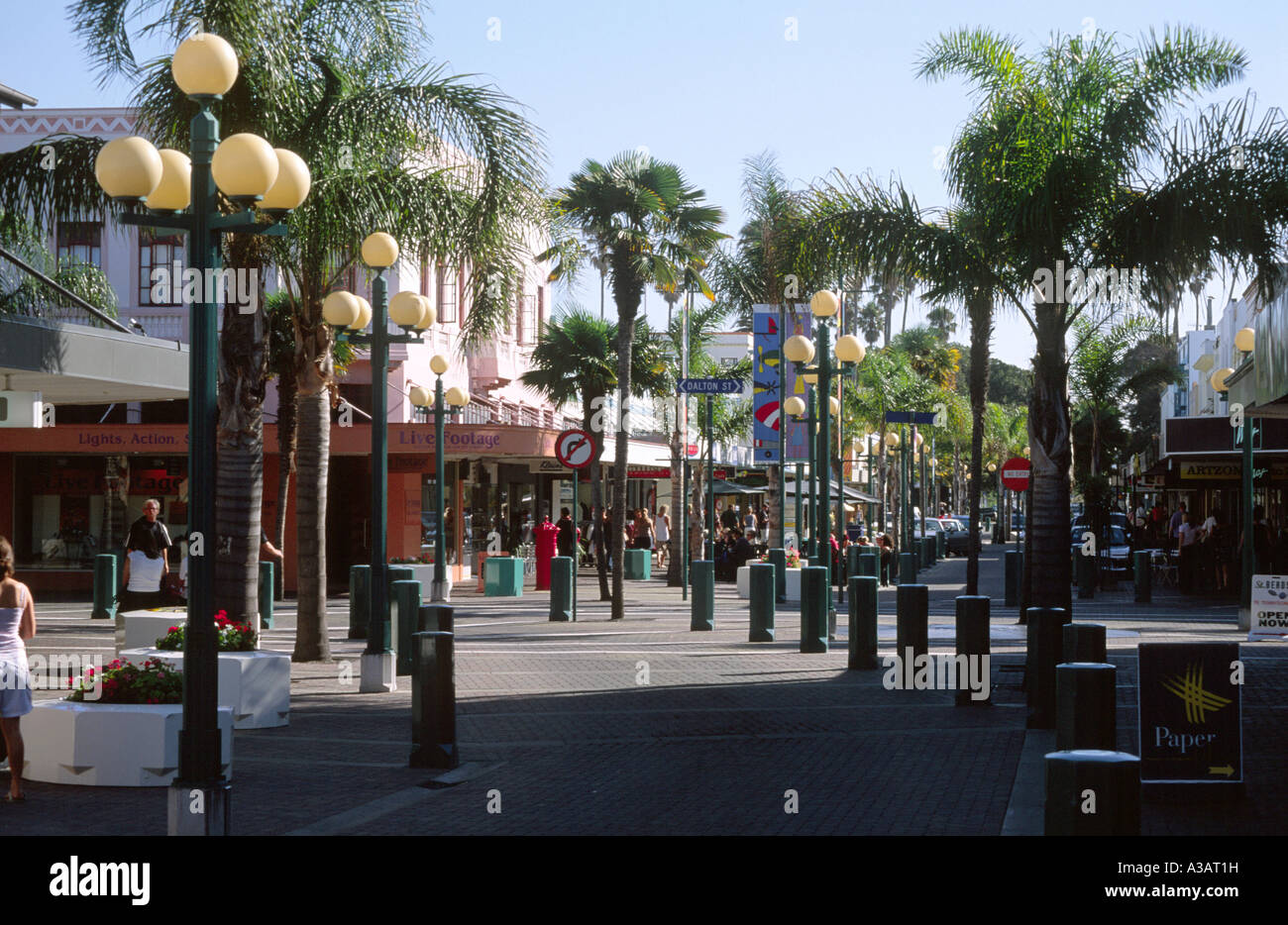 City Square Napier Hawkes Bay North Island New Zealand Stock Photo Alamy