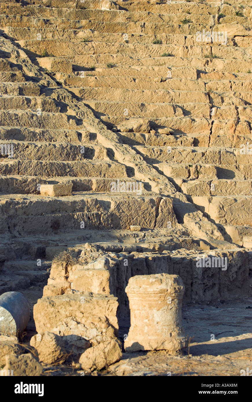 Pafos 2nd century Odeon. Cyprus Stock Photo