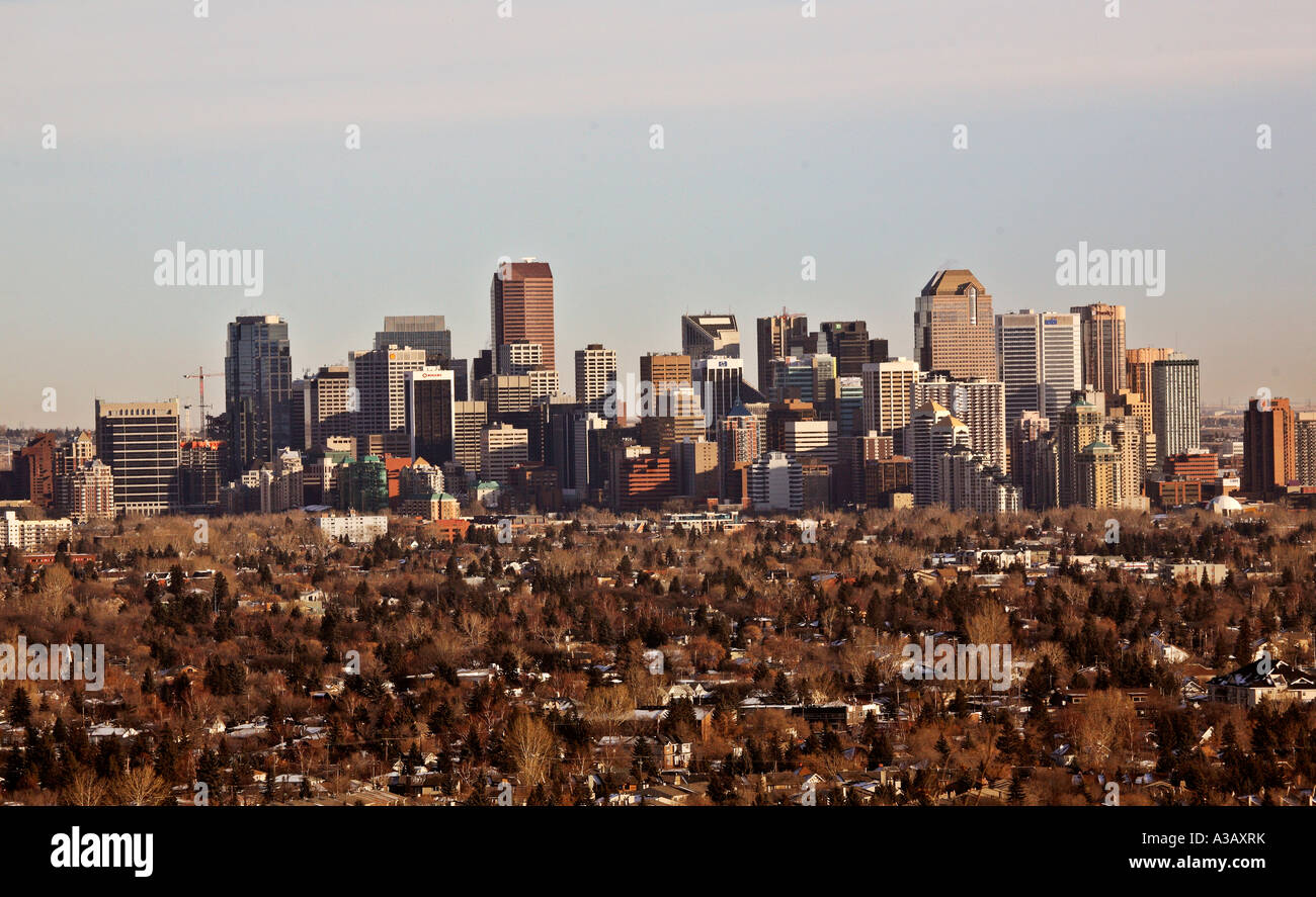 buildings in downtown Calgary Stock Photo - Alamy