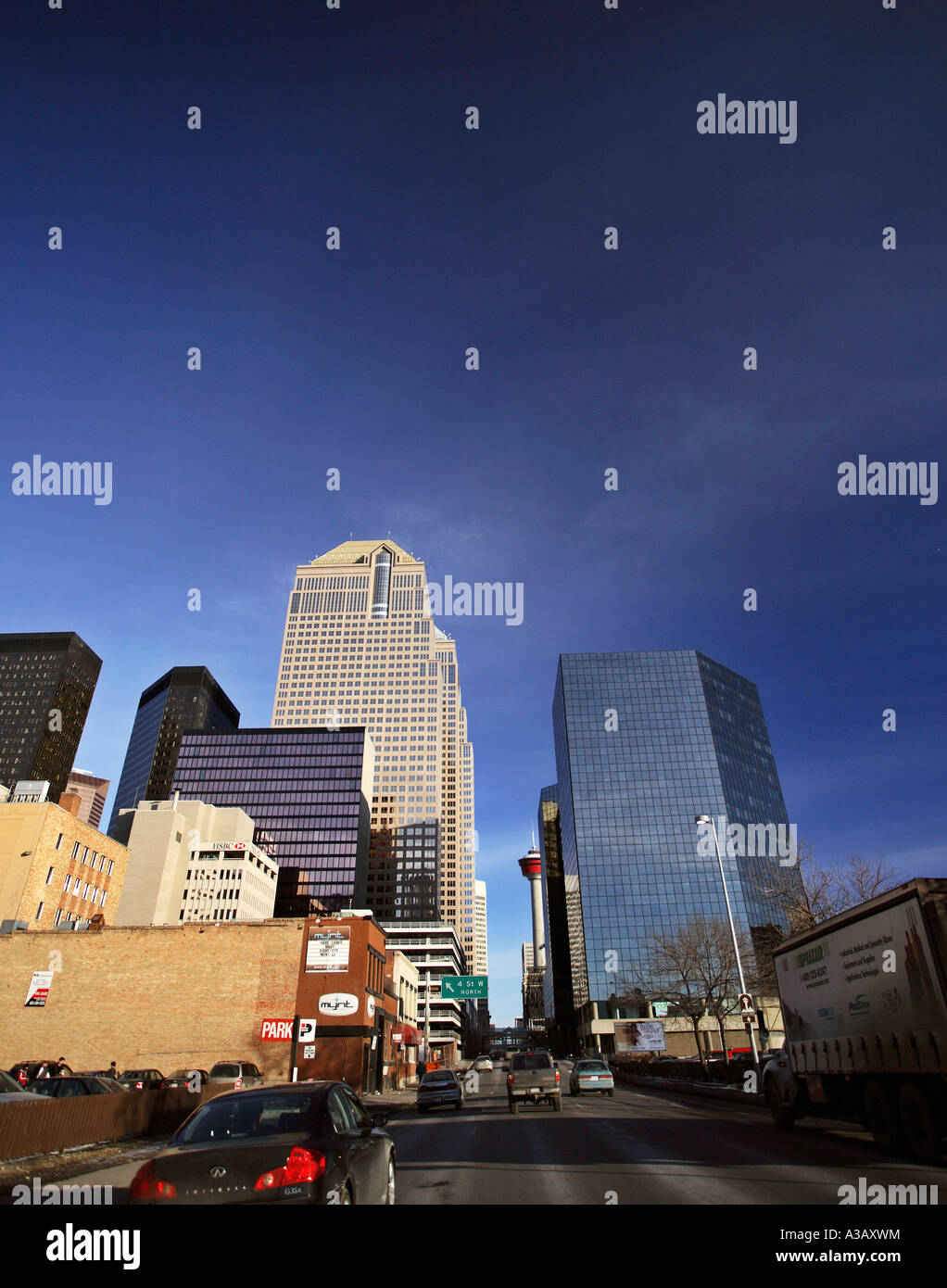 buildings in downtown Calgary Stock Photo - Alamy