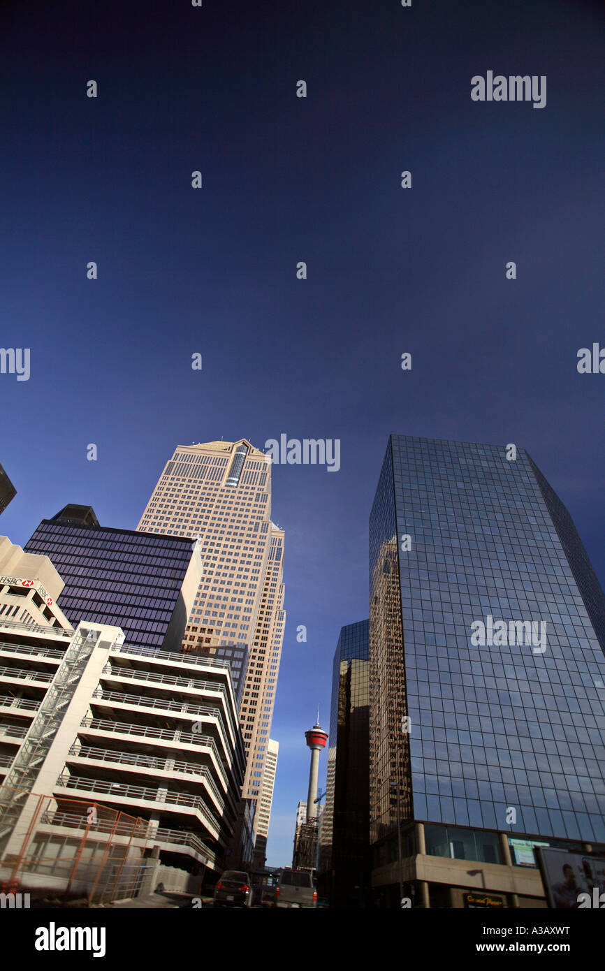 buildings in downtown Calgary Stock Photo - Alamy