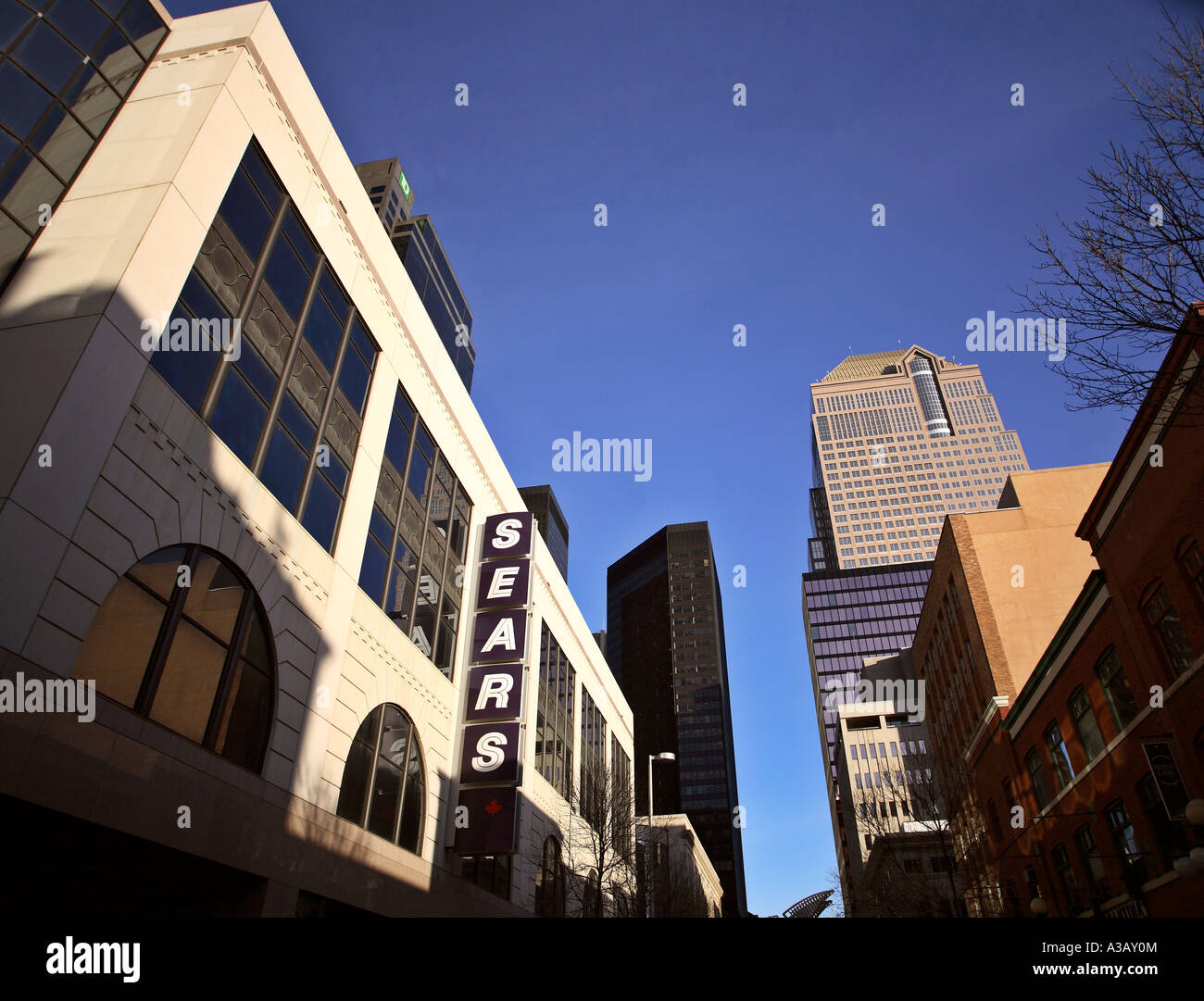 buildings in downtown Calgary Stock Photo - Alamy