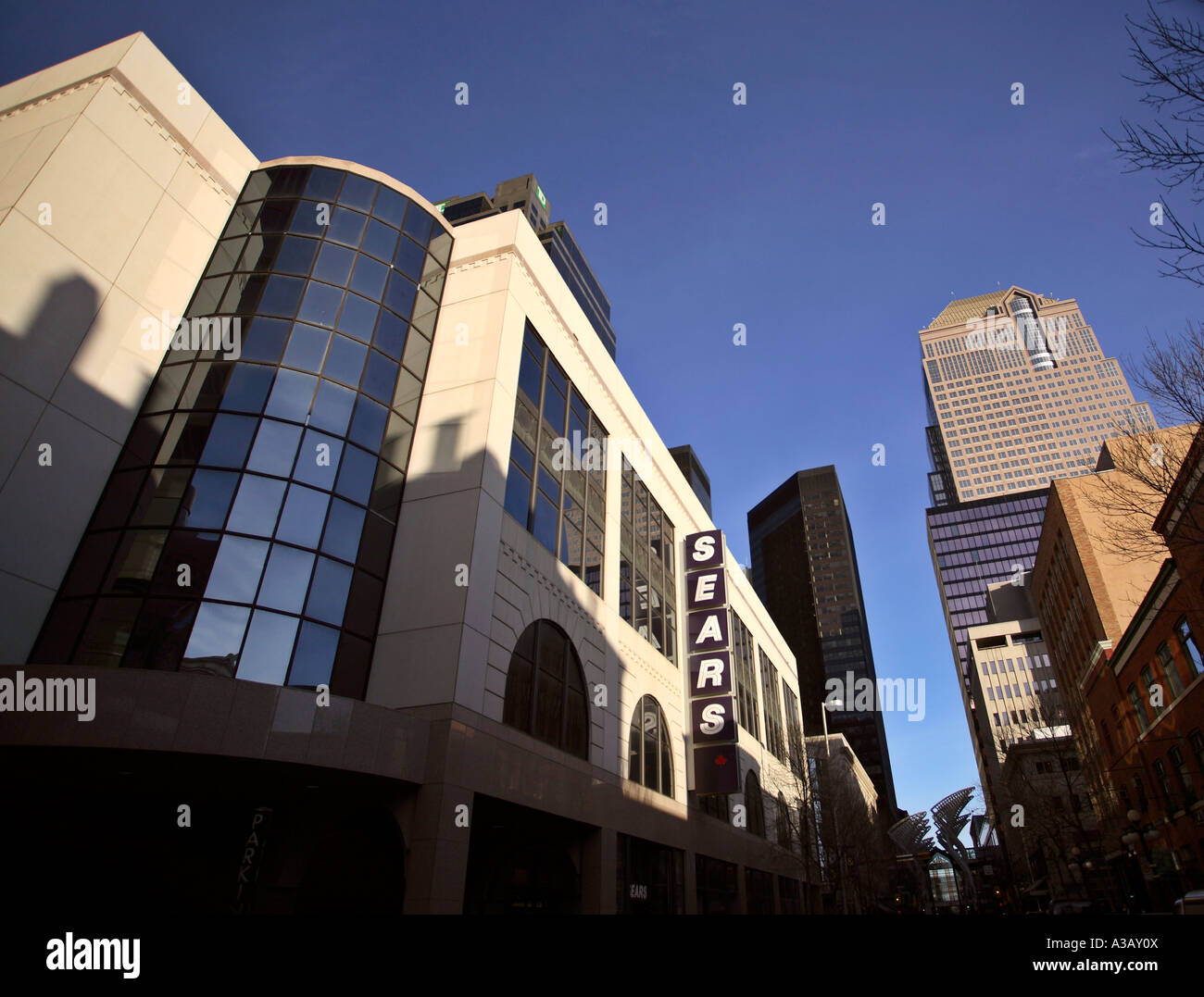 buildings in downtown Calgary Stock Photo - Alamy