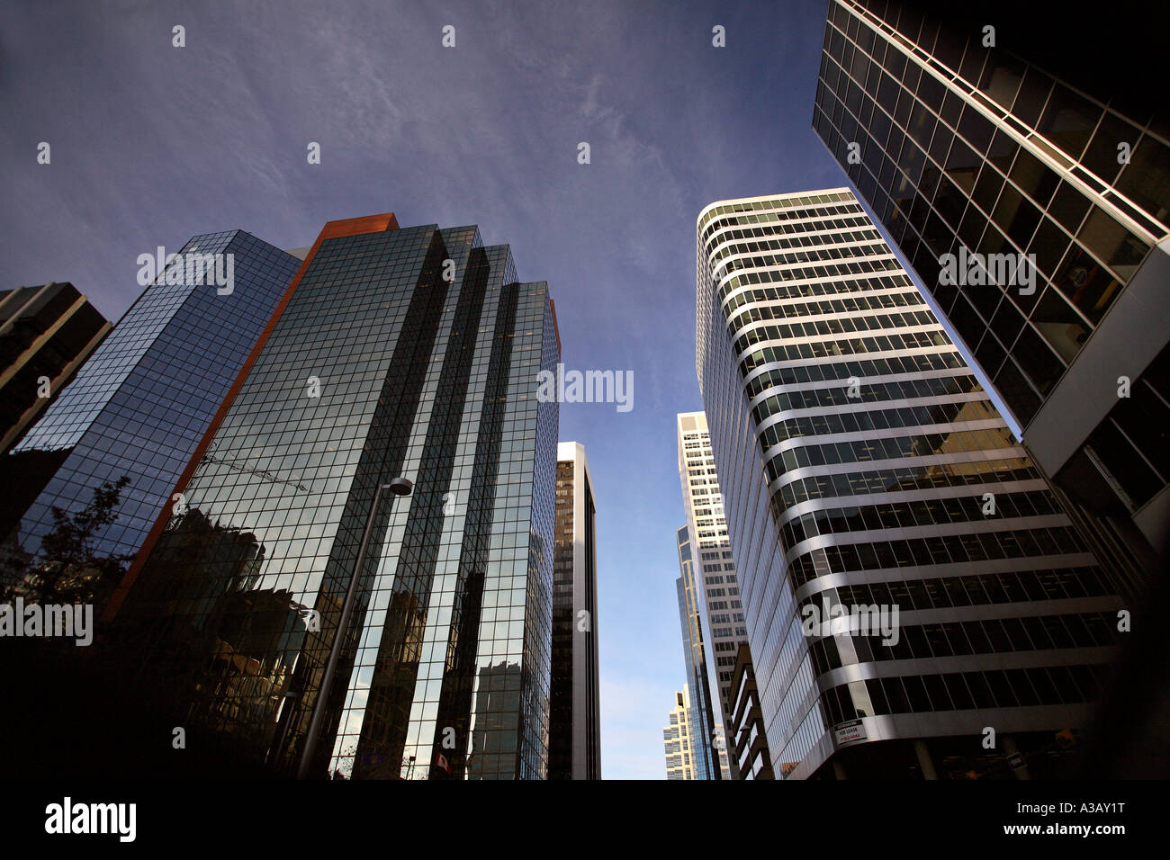 buildings in downtown Calgary Stock Photo - Alamy