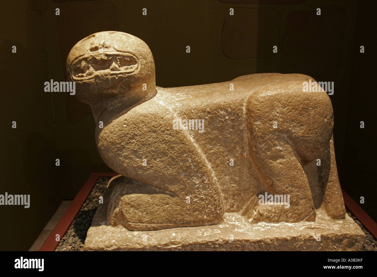 Jaguar sculpture, Regional Museum of History and Anthropology, Merida