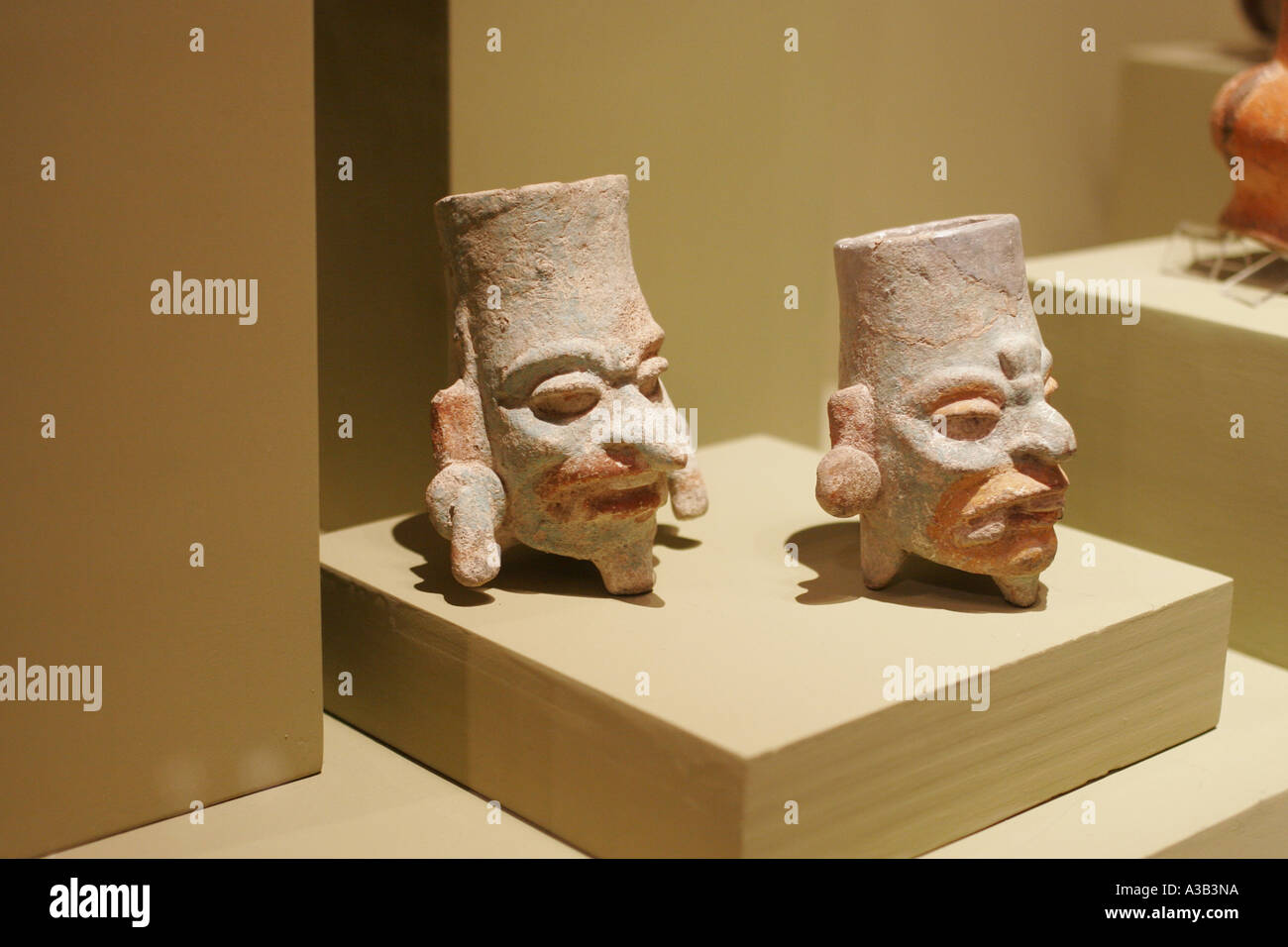 Mayan sculptures, Regional Museum of History and Anthropology, Merida