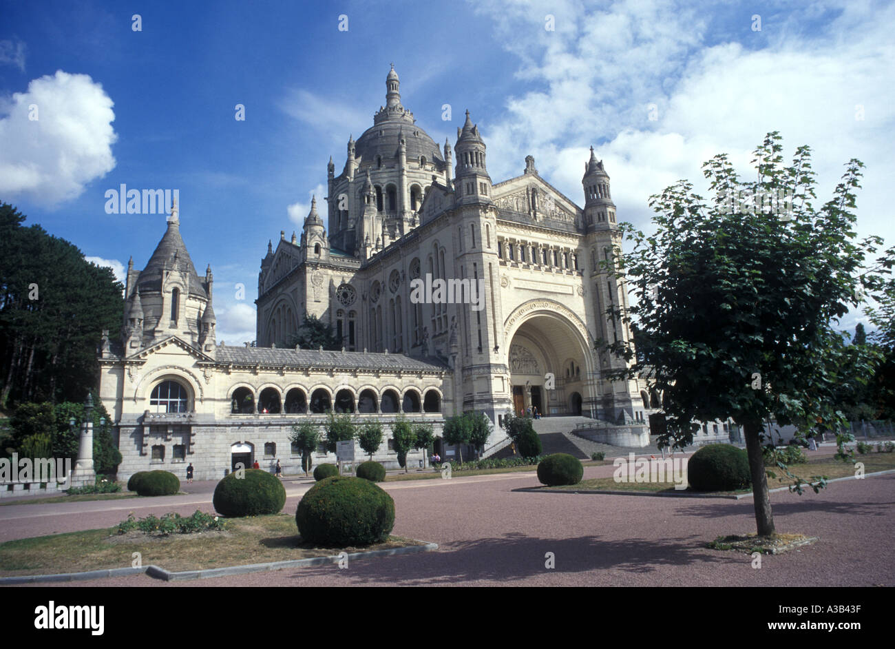 Basilica of St Therese Lisieux France Stock Photo Alamy