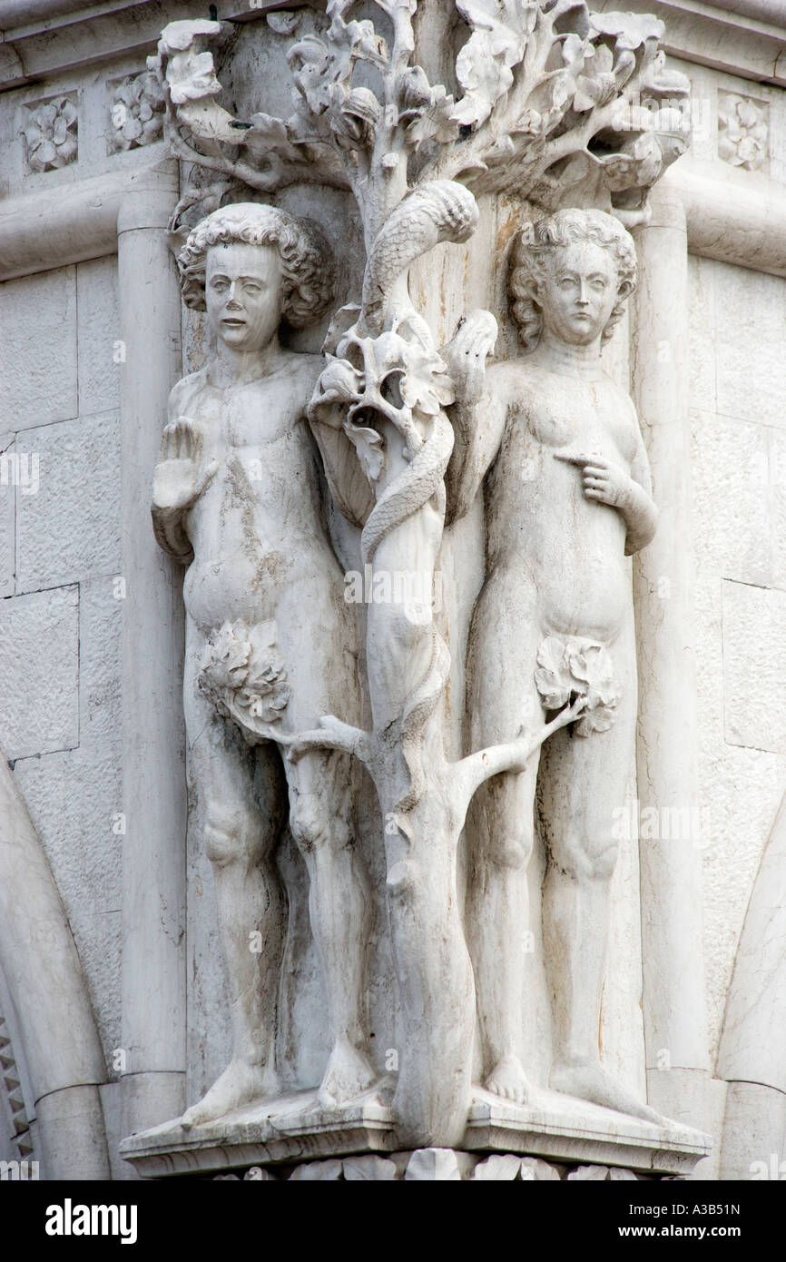 Adam and eve garden of eden hi-res stock photography and images - Alamy