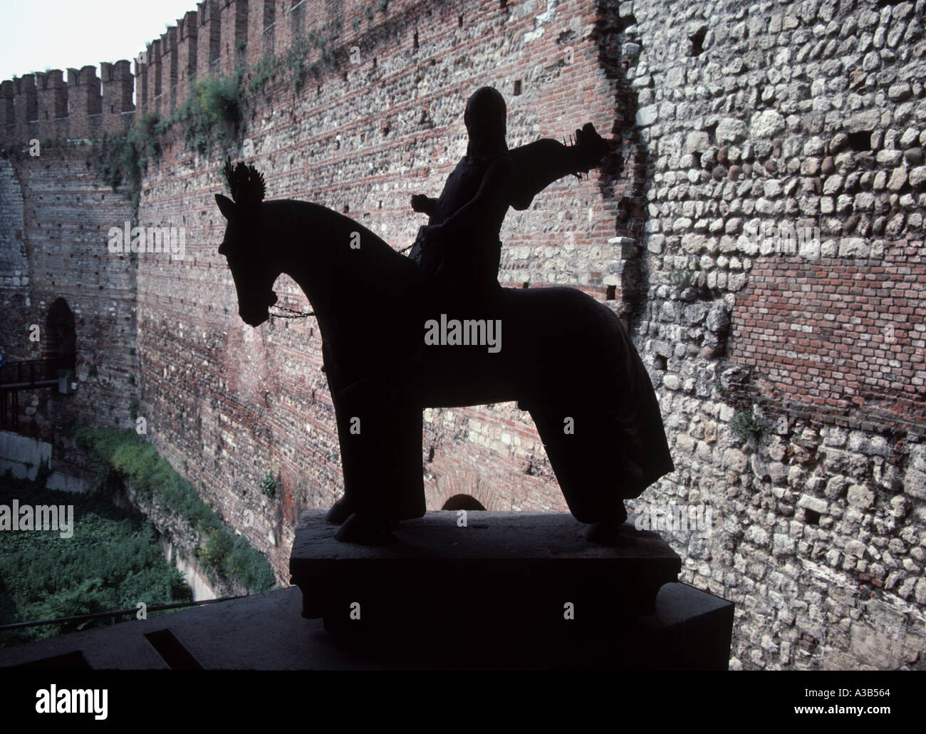 Equestrian Statue Verona Museum Verona Italy Stock Photo Alamy