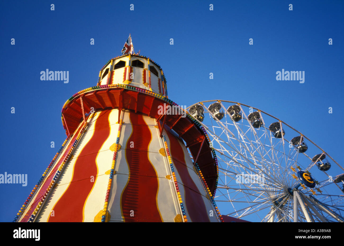 Fairground helter skelter Stock Photo - Alamy