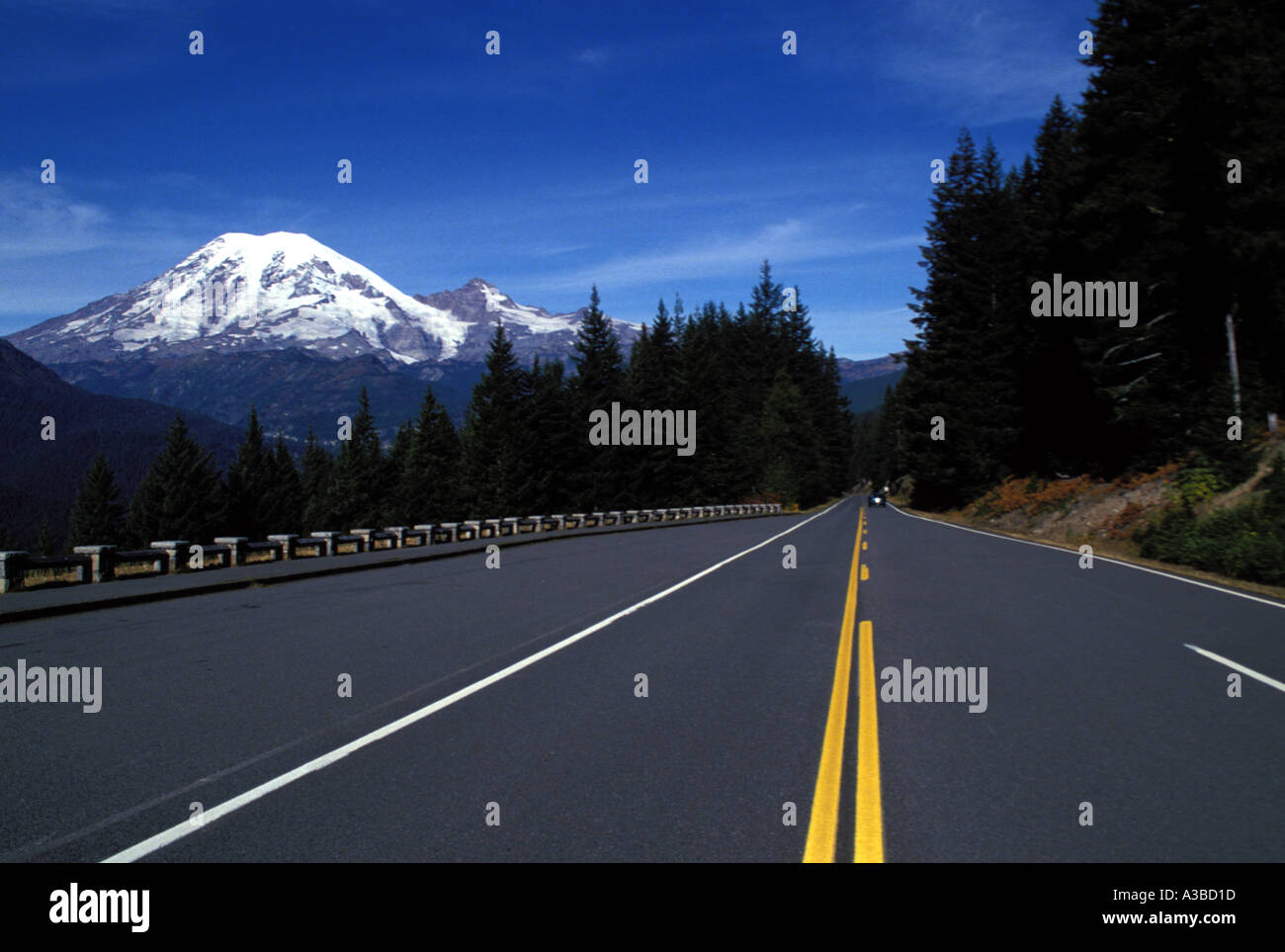 Mount Rainer Driving Mt rainier highway hi-res stock photography and images - Alamy