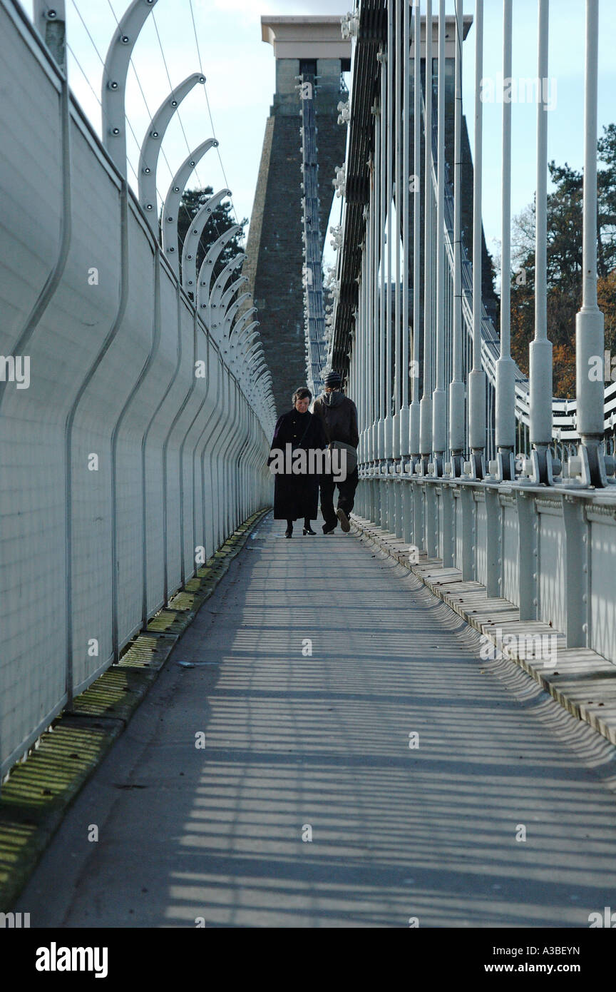 Clifton suspension bridge footpath hi-res stock photography and images -  Alamy