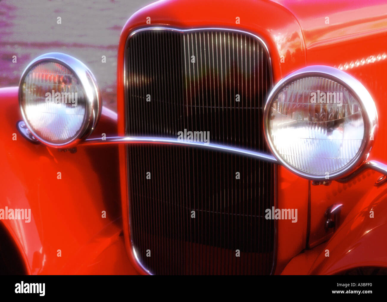 Classic car headlights hi-res stock photography and images - Alamy