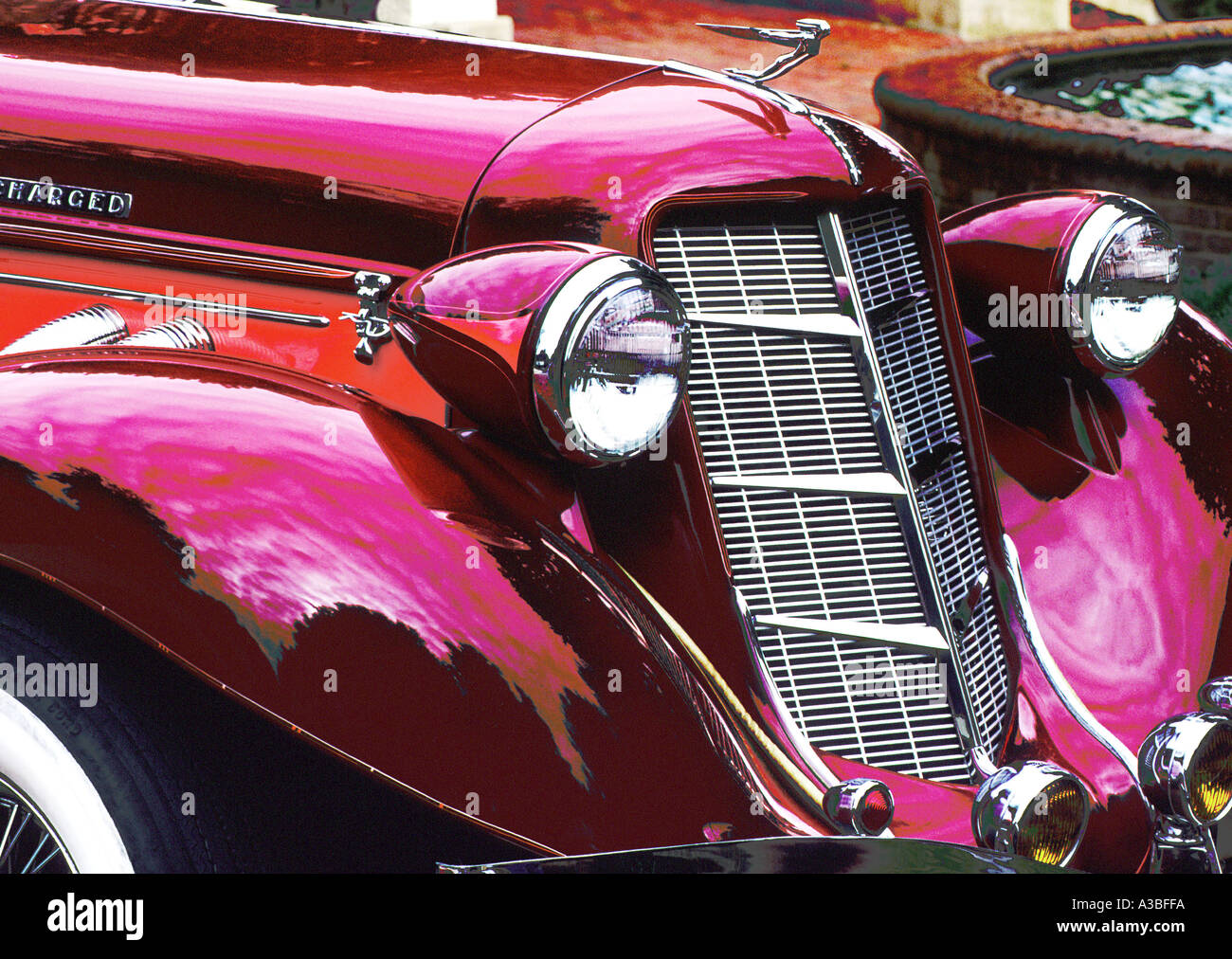 Classic car Auburn Stock Photo