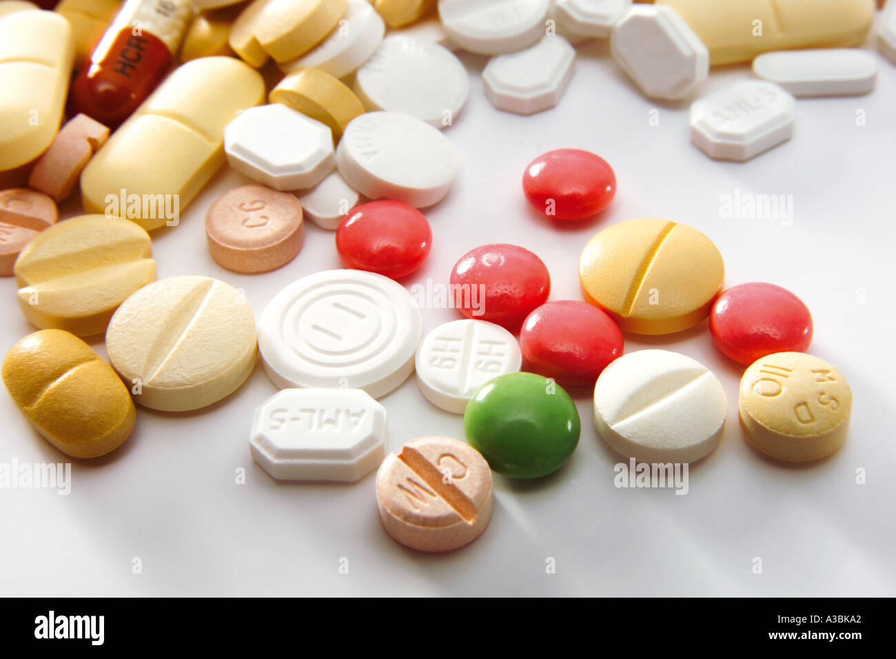 Pills, close-up Stock Photo