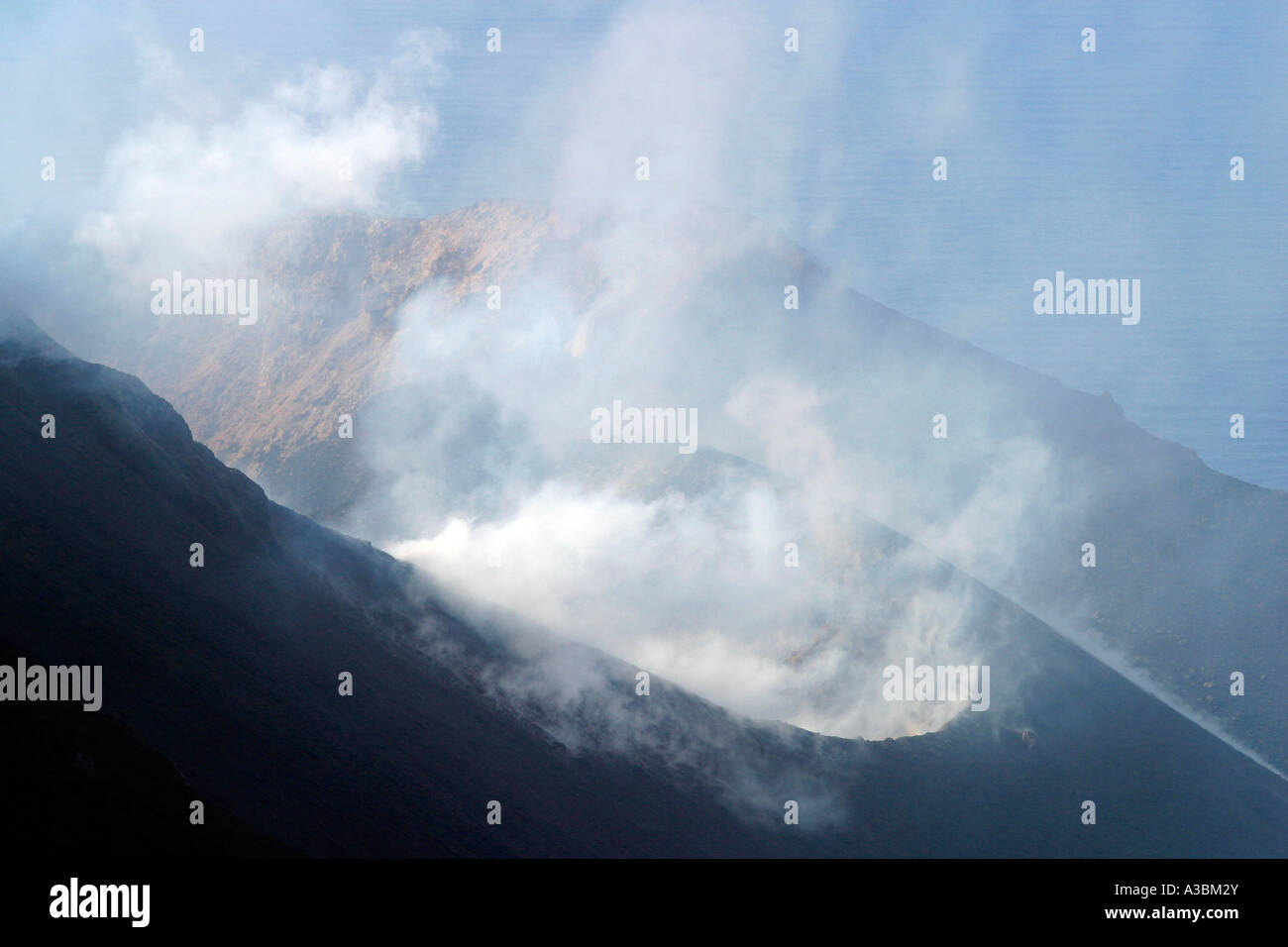Stromboli volcano Stock Photo