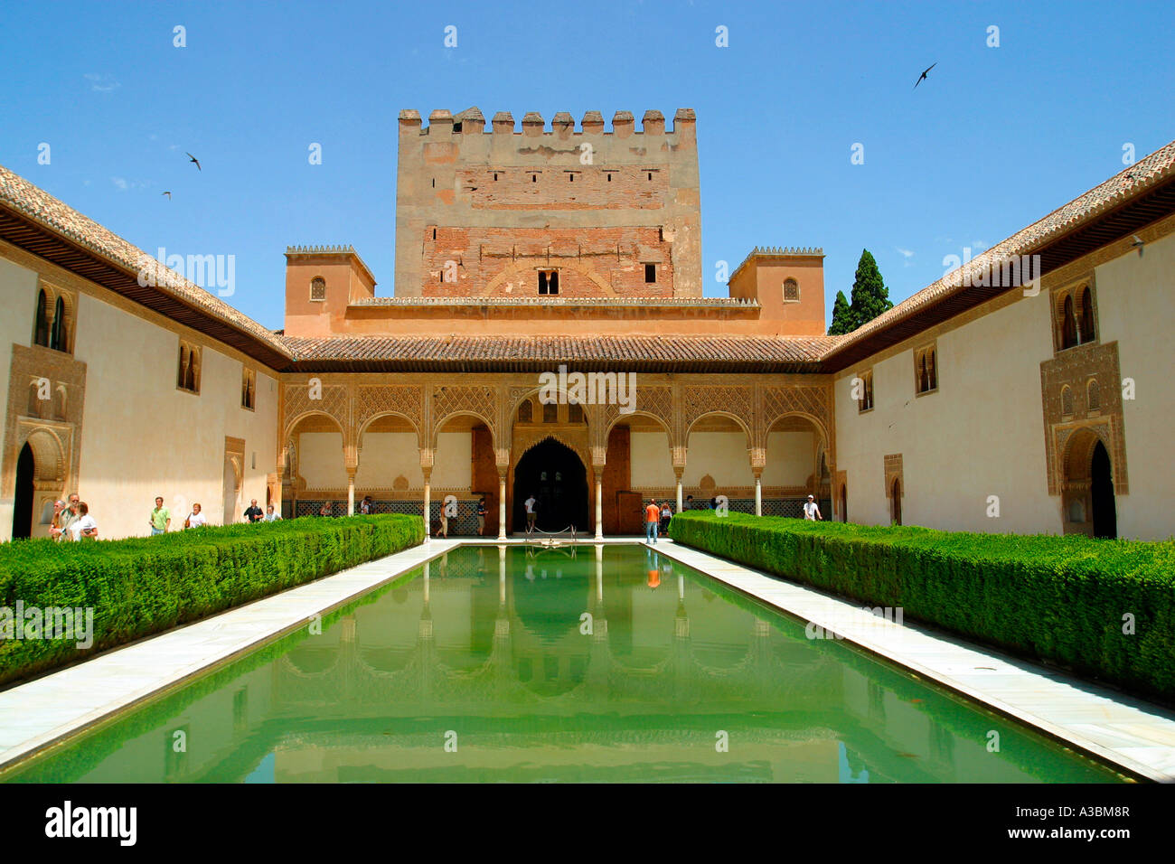The Alhambra Granada Spain Stock Photo
