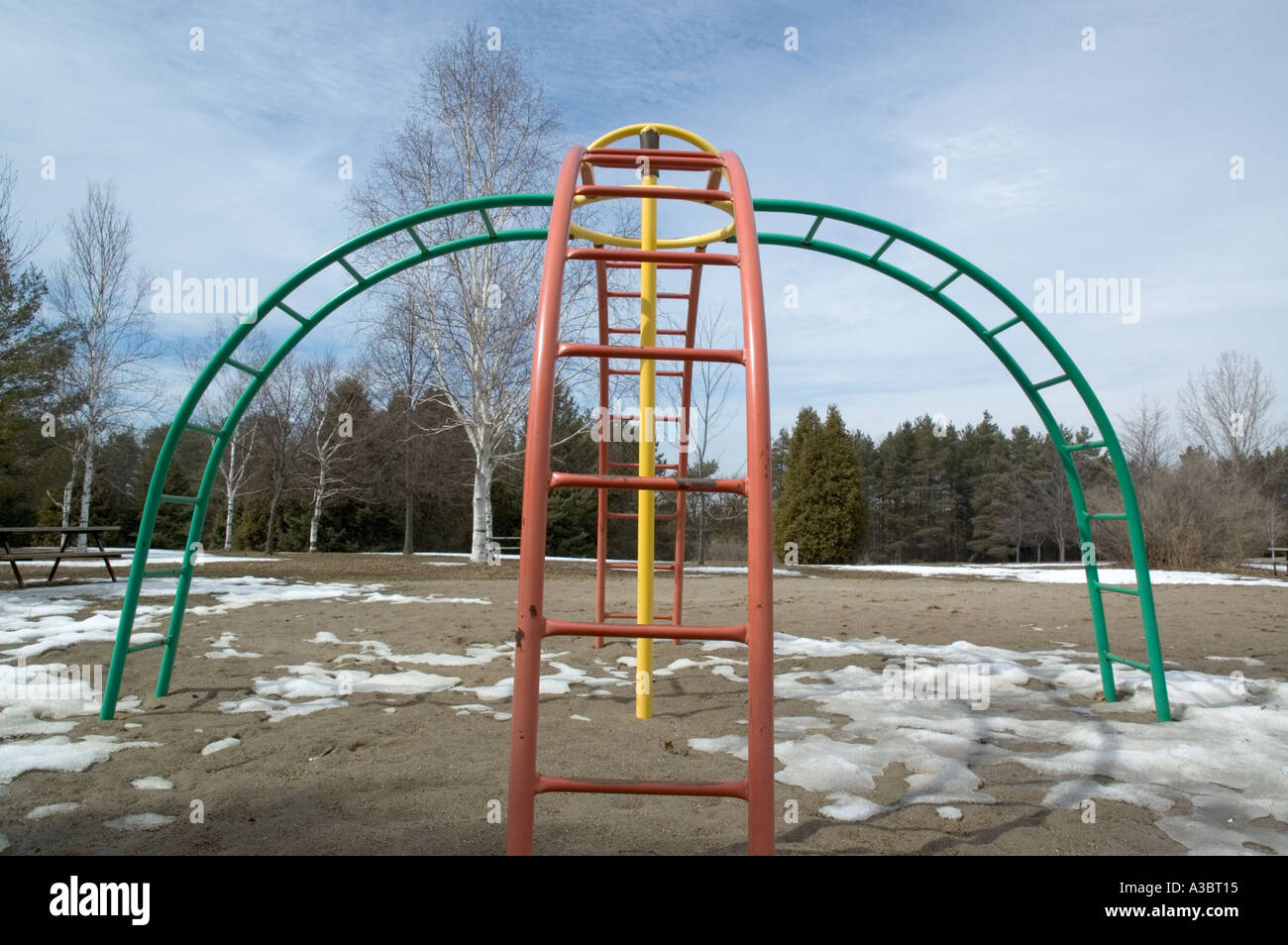 Childrens playground equipment hi-res stock photography and images - Alamy