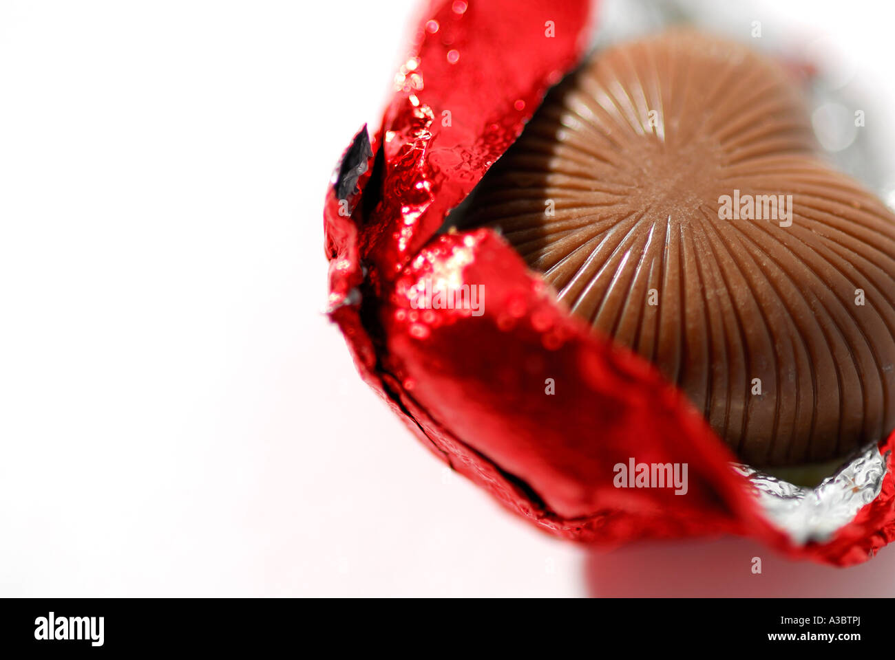 heart shaped chocolate sweet Stock Photo