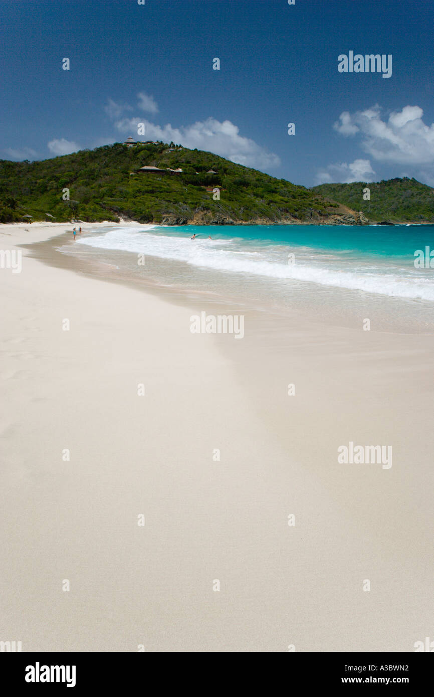 Beach Bag On Sandy Beach, Mustique, Grenadine Islands by