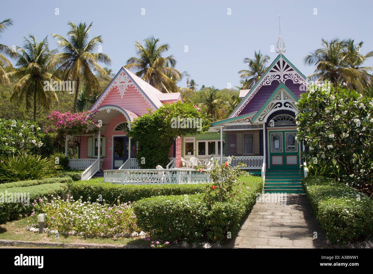 WEST INDIES Caribbean St Vincent The Grenadines Mustique Island