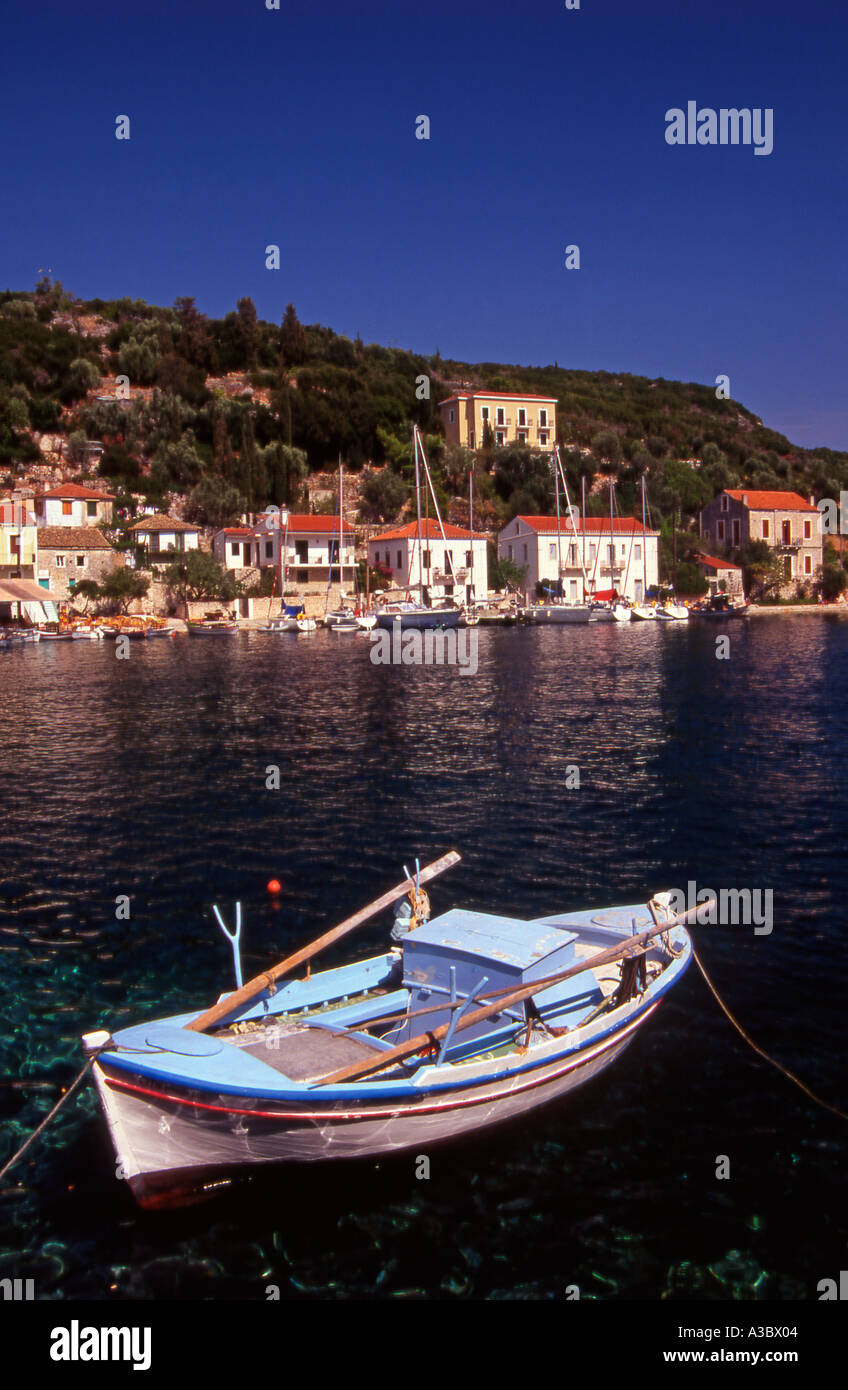 Ithaca Fish Greece Ionian Islands Ithaca Fishing boat Kioni village Stock Photo - Alamy