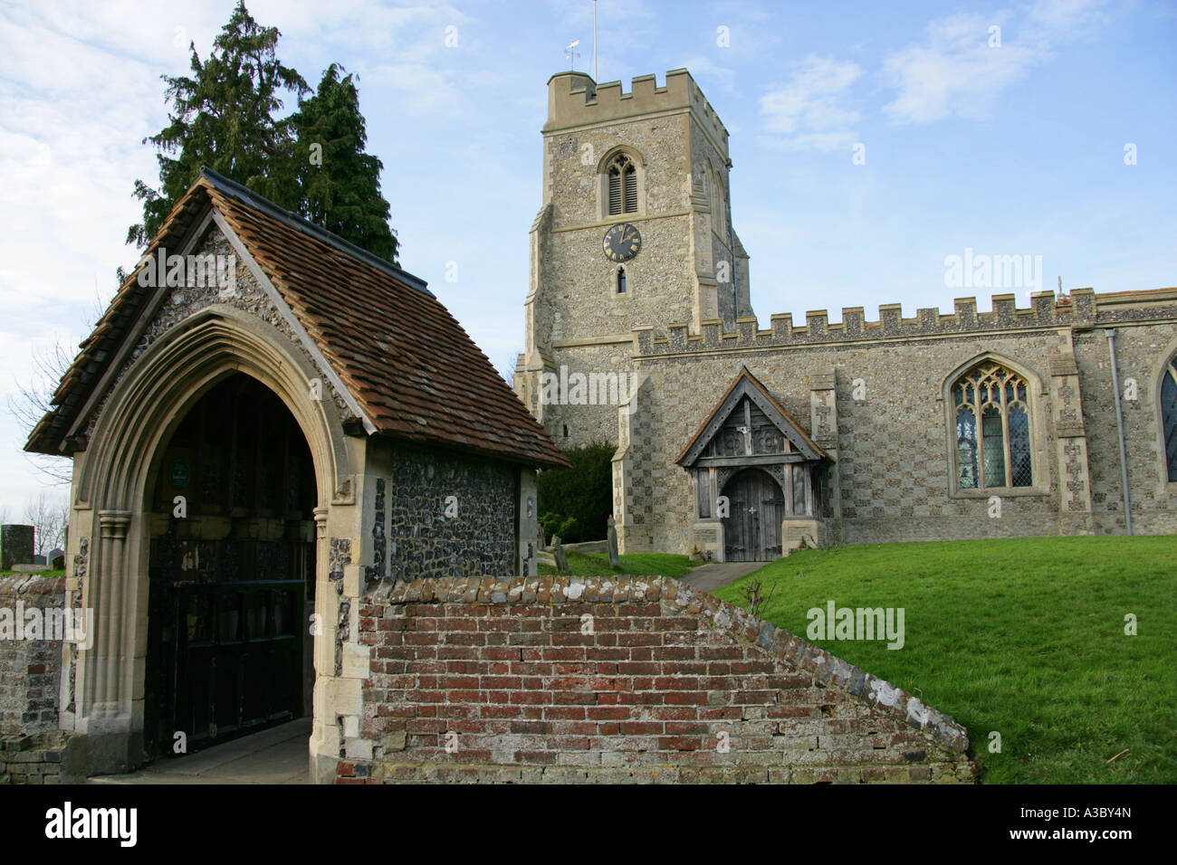 Puttenham Church, St Mary, Long Marsden, Hertfordshire Stock Photo
