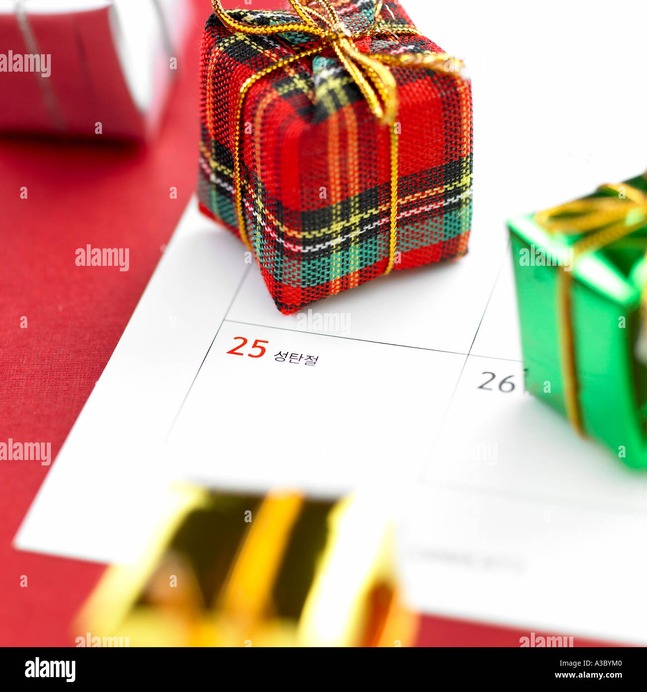 A calendar of Christmas decoration Stock Photo Alamy A calendar of Christmas decoration Stock Photo Alamy