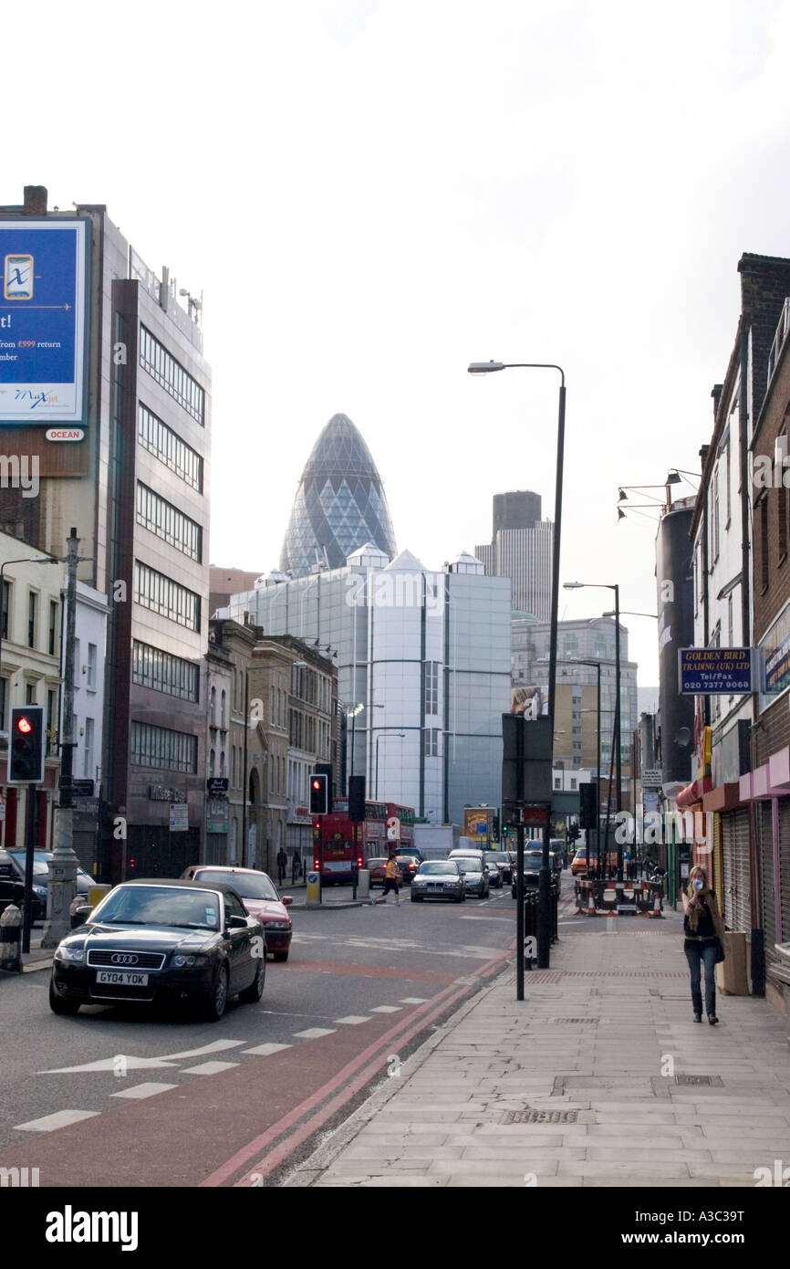 Whitechapel E1 London commercial road Stock Photo Alamy