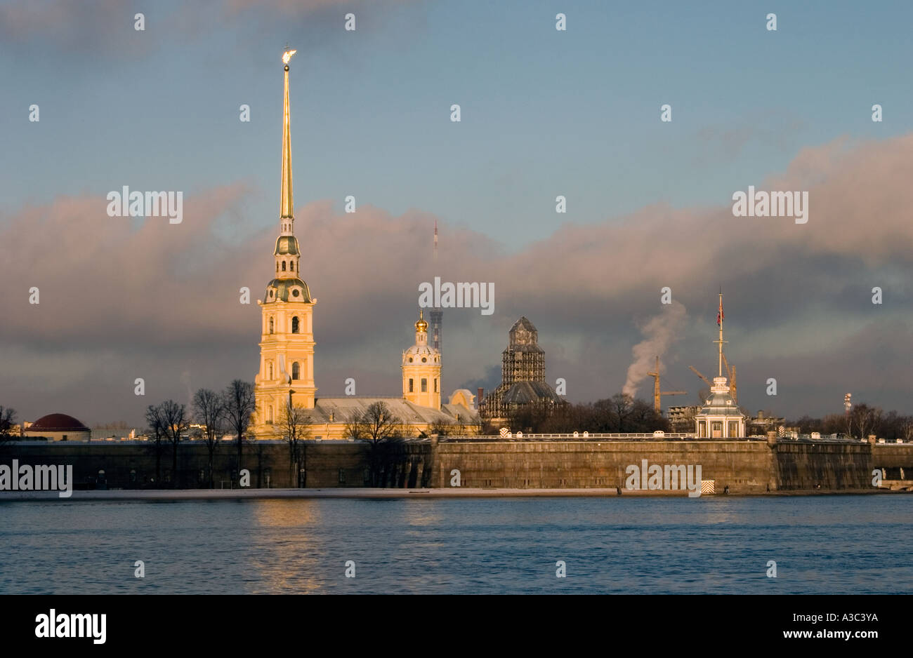 Russia. St.Petersburg The Peter and Paul Fortres. Stock Photo