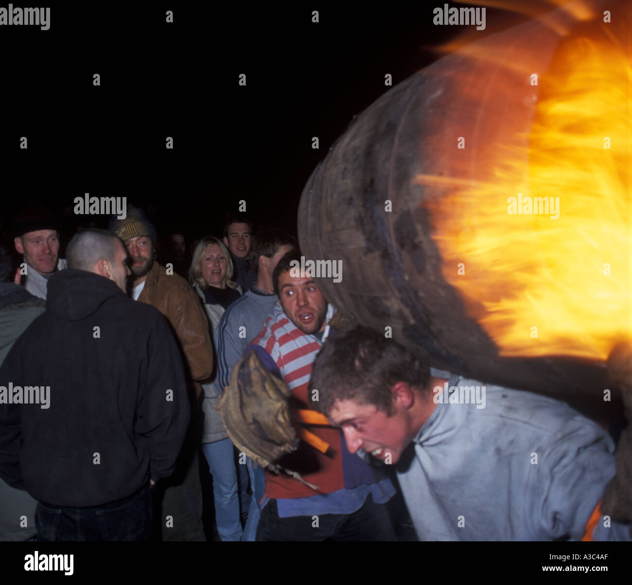 Ottery St Mary Tar Barrels, Devon, England Stock Photo Alamy