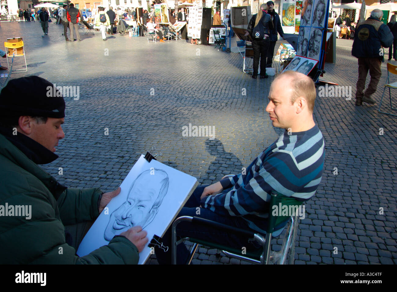 Drawn caricature hi-res stock photography and images - Alamy