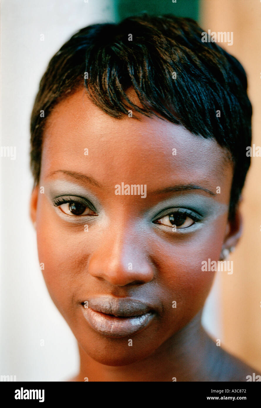 portrait of a black girl Stock Photo - Alamy