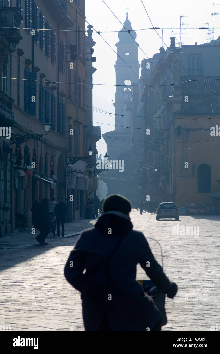 foreshortening of parma, italy Stock Photo Alamy