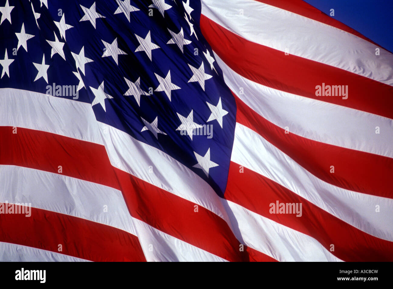 usa united states of america flag close up detail Stock Photo