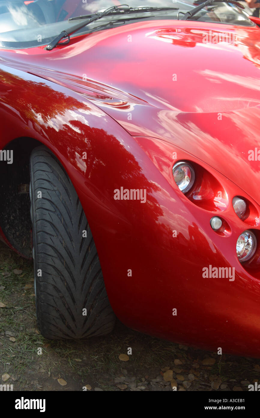 TVR Tuscan in Red Stock Photo