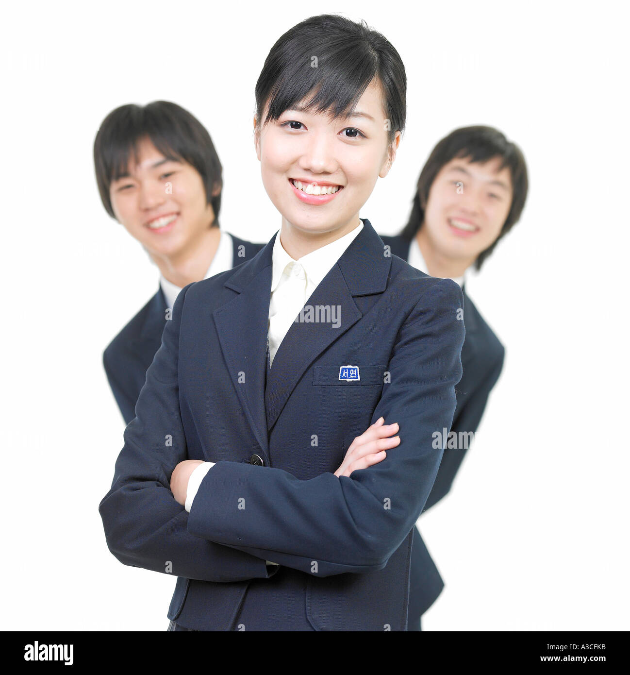 Girl two boys teenager three hi-res stock photography and images - Alamy