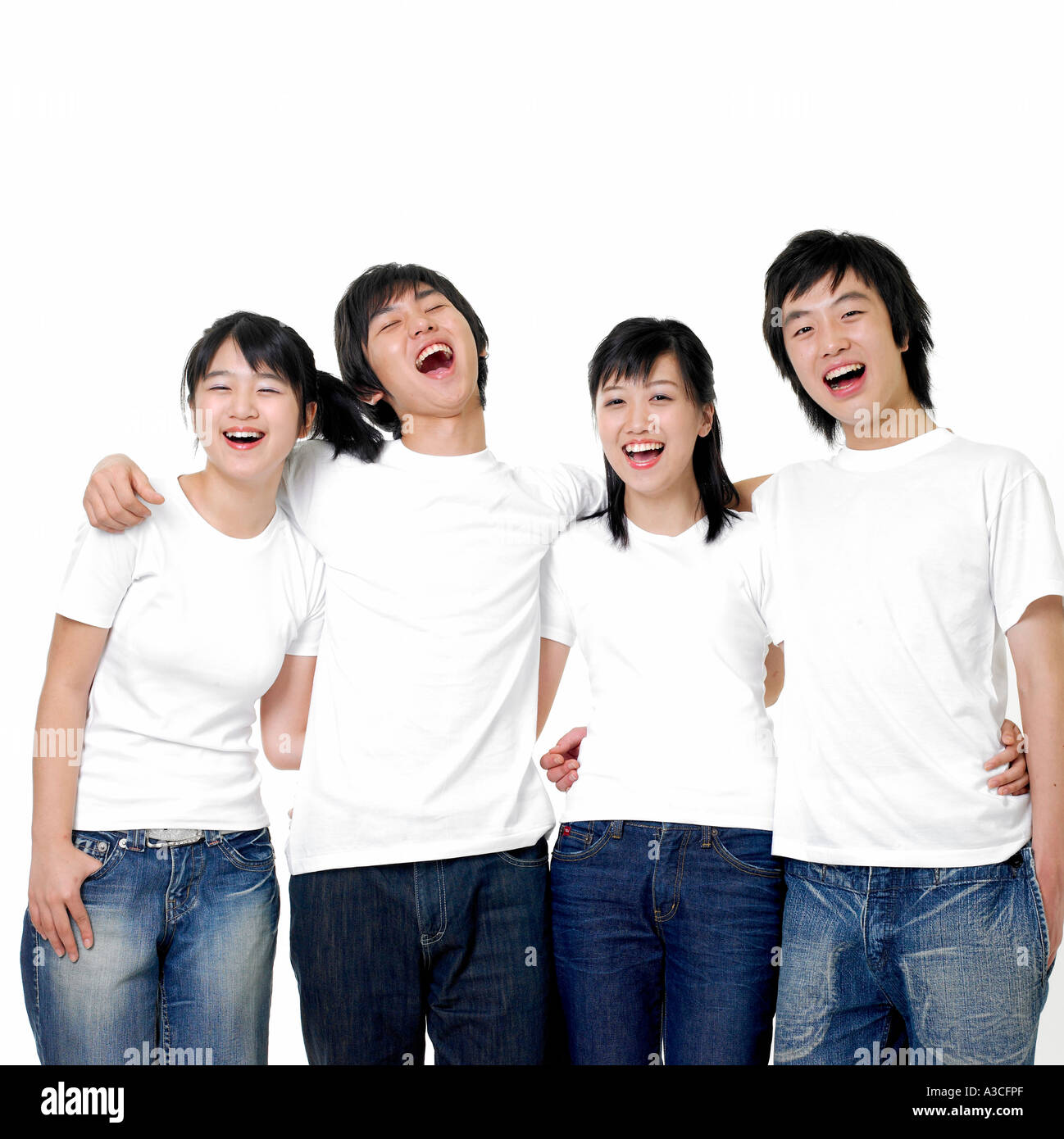 Two boys two girls hi-res stock photography and images - Alamy