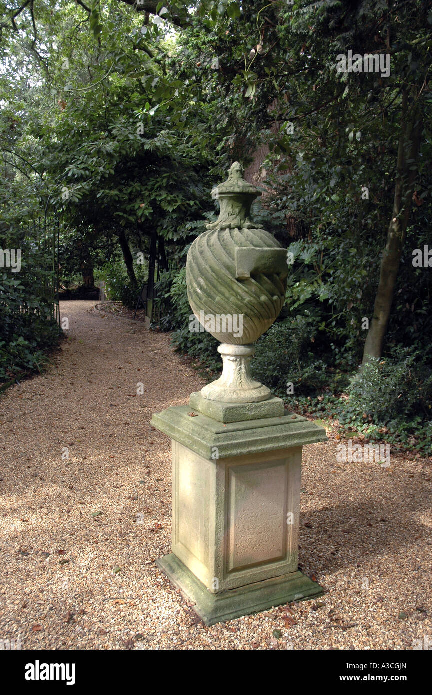 The Swiss Garden in Old Warden Park in Bedfordshire near Biggleswade