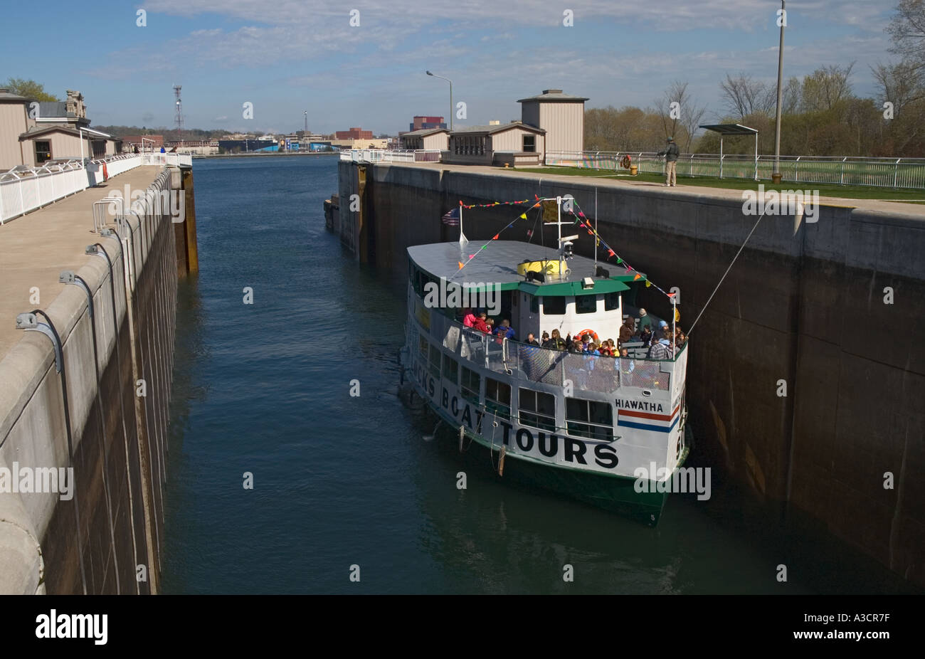 Canada Ontario Sault Saint Marie Canadian Lock National Historic Site
