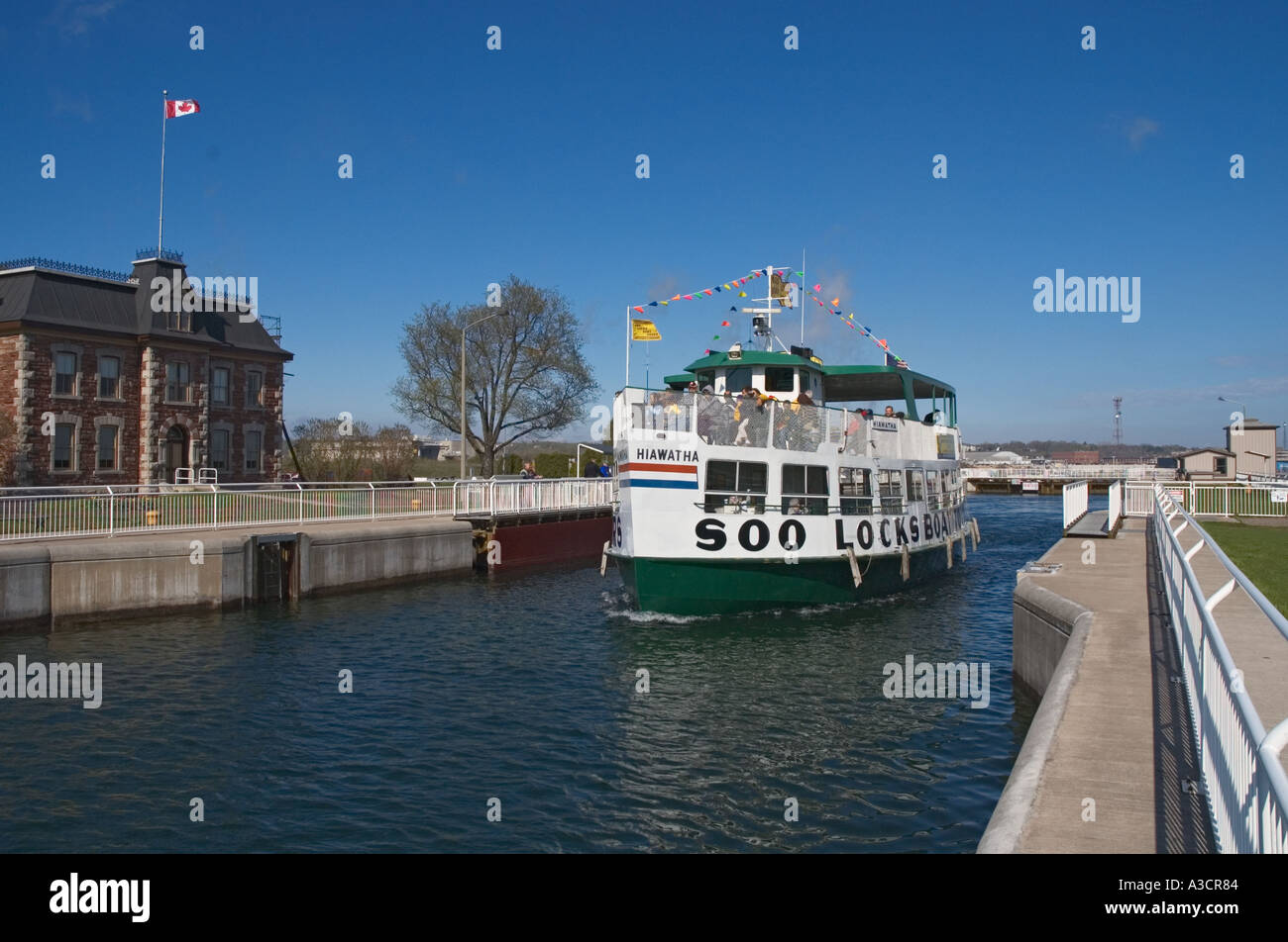 Canada Ontario Sault Saint Marie Canadian Lock National Historic Site