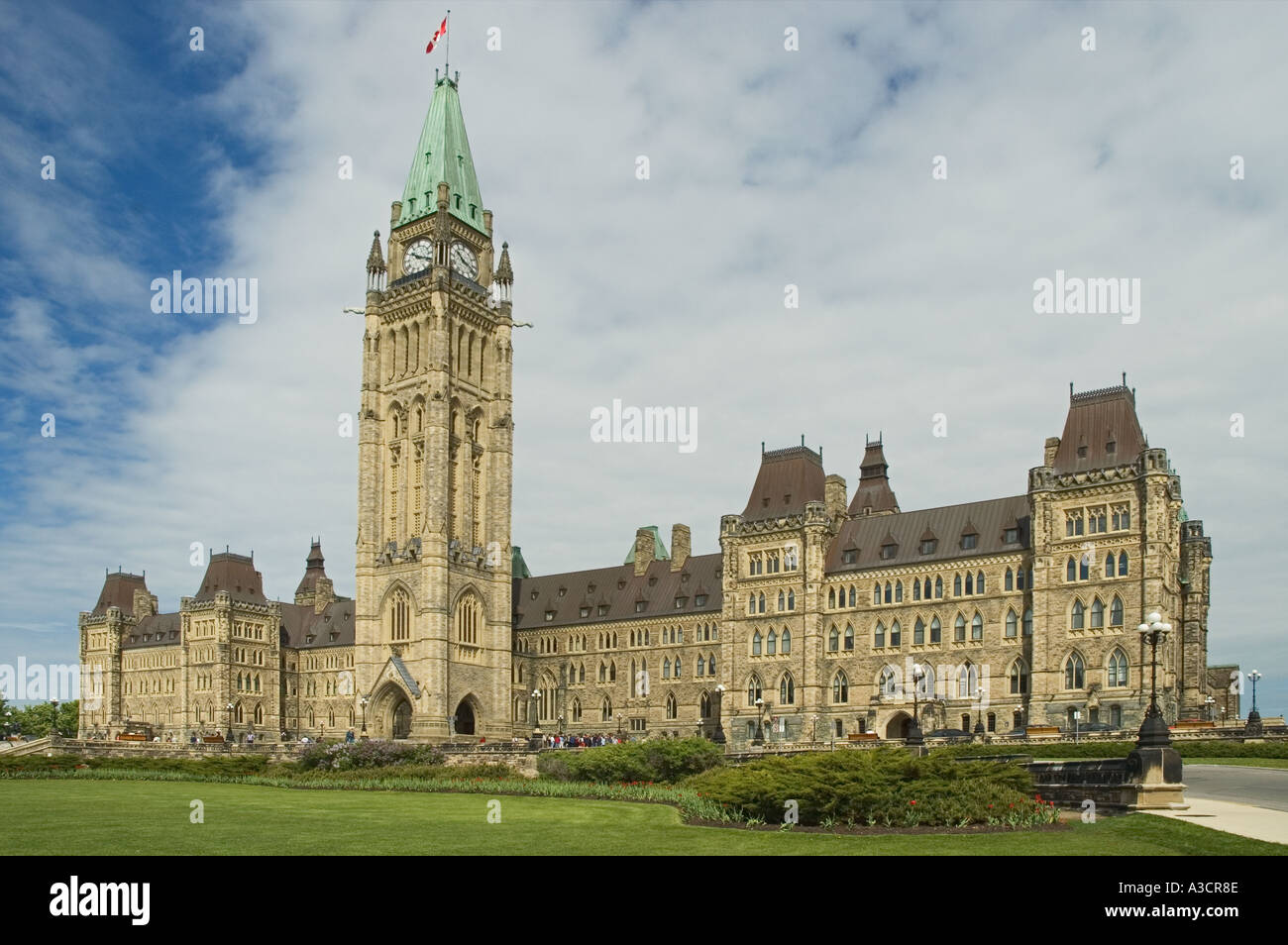 Canada Ontario Ottawa Parliament Hill Centre Block Stock Photo - Alamy