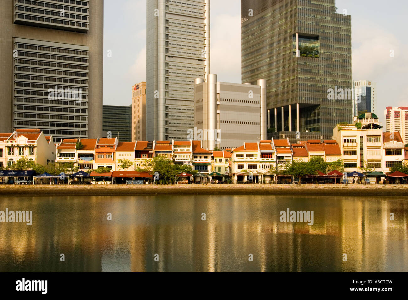 Boat Quay, Singapore Stock Photo Alamy