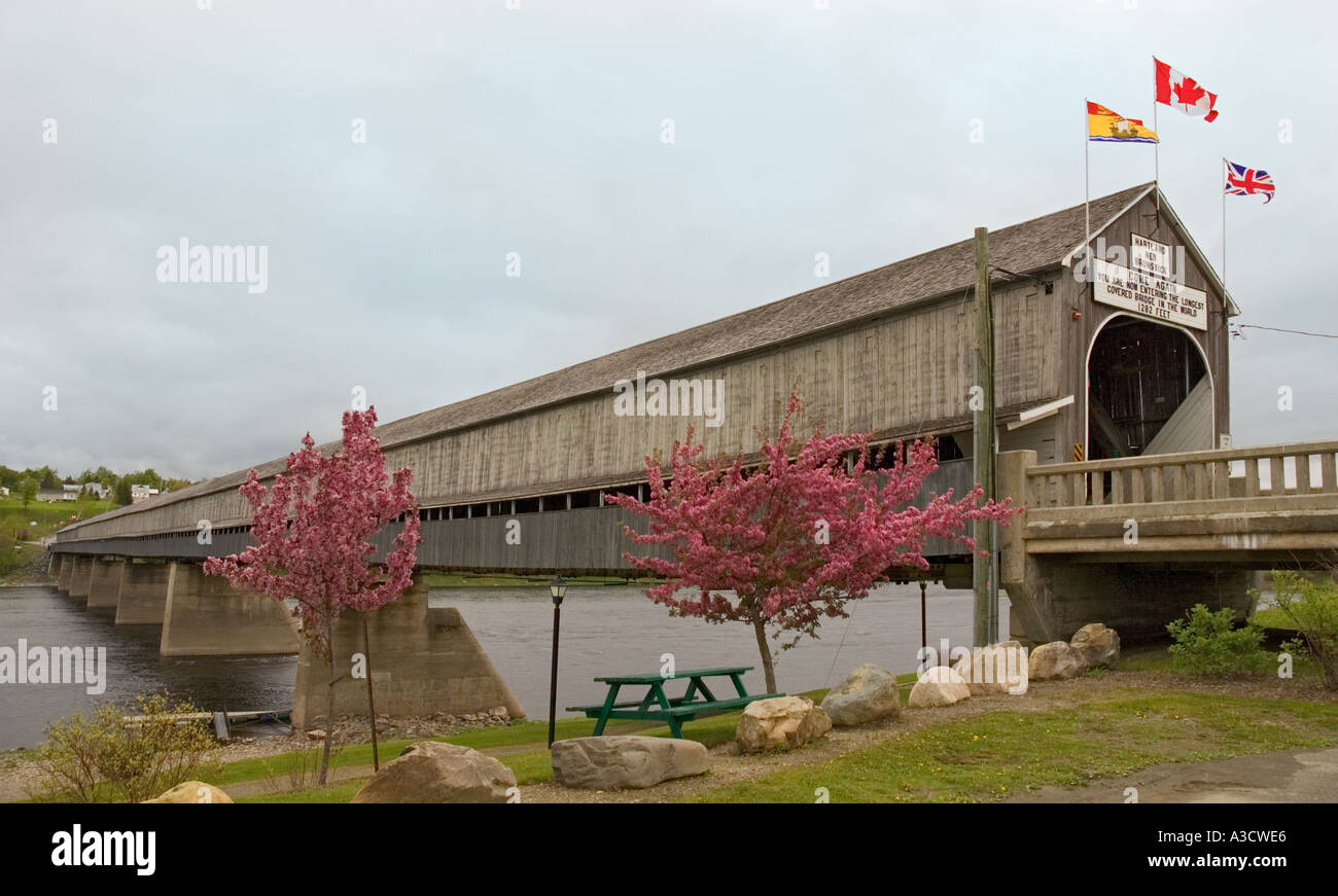 Canada New Brunswick Hartland longest covered bridge in the world 1282