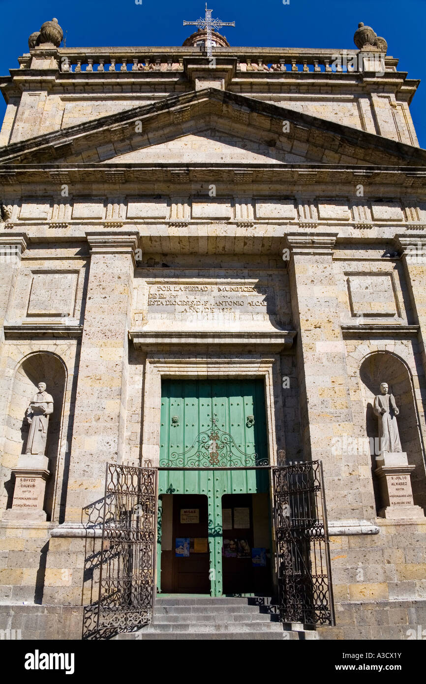 Cathedral Metropolitana entrance Stock Photo