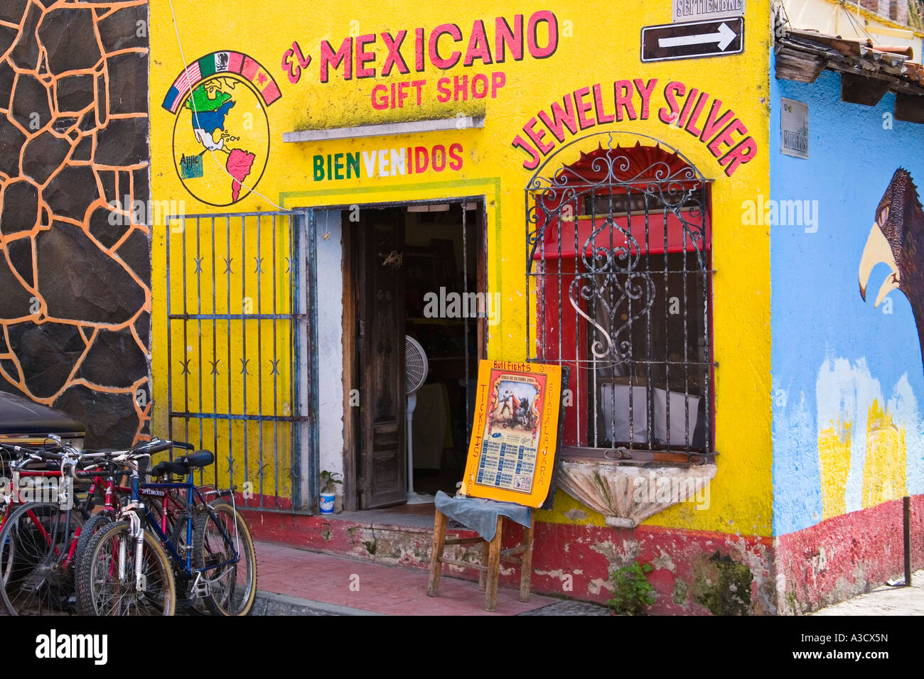 Mexicano Gift Shop Stock Photo